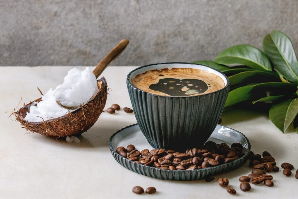 Coffee with Coconut Oil